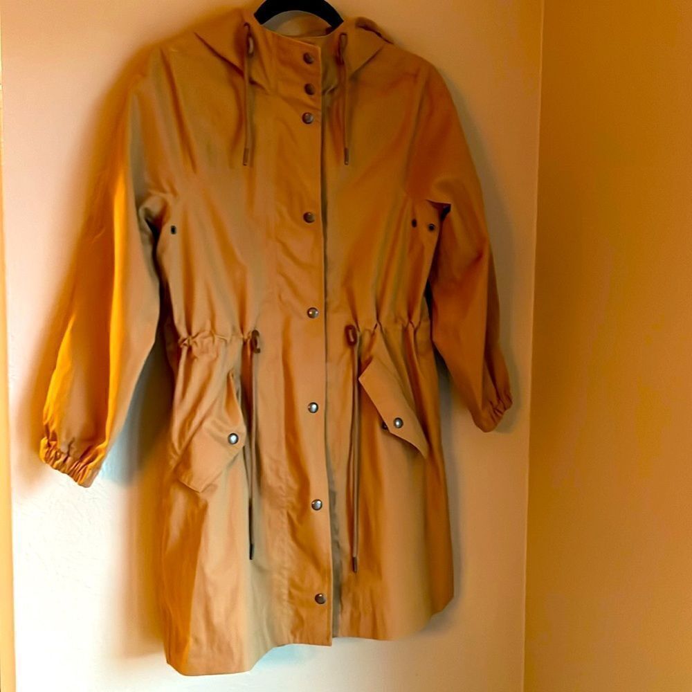 Madewell rain jacket with hood‎